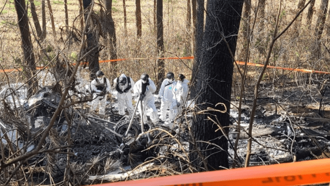 韩媒：一架直升机在韩国东北部坠毁，致5人死亡